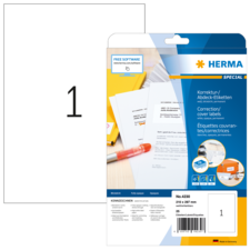HERMA SPECIAL A4 Korrigerande/täckande etiketter